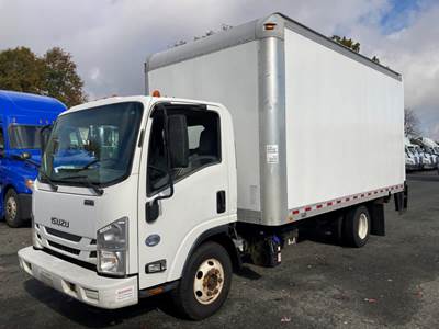 Isuzu NPR HD 16 ft Box Truck - 215HP, 6 Speed Automatic, Roll up Door, Liftgate