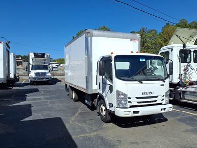 Isuzu NPR HD 16 ft Box Truck - 215HP, 6 Speed Automatic, Roll up Door, Liftgate