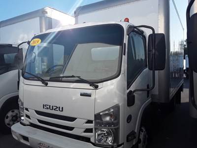Isuzu NPR HD 16 ft Box Truck - 215HP, 6 Speed Automatic, Roll up Door, Liftgate
