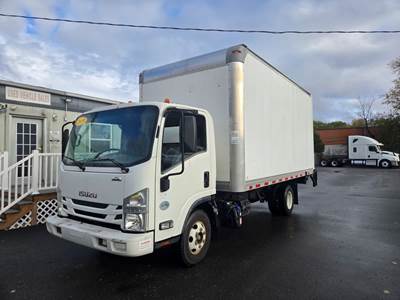 Isuzu NPR HD 16 ft Box Truck - 215HP, 6 Speed Automatic, Roll up Door, Liftgate