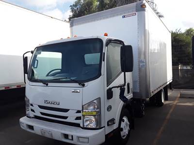 Isuzu NPR HD 16 ft Box Truck - 215HP, 6 Speed Automatic, Roll up Door, Liftgate