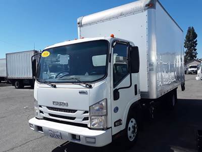 Isuzu NPR HD 16 ft Box Truck - 215HP, 6 Speed Automatic, Roll up Door, Liftgate