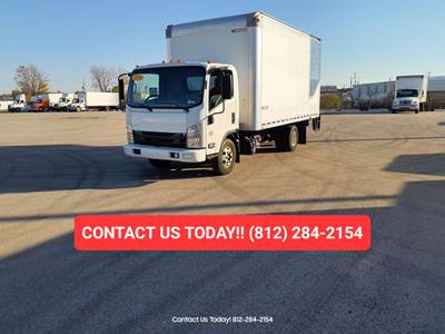 Isuzu NPR HD 16 ft Box Truck - 215HP, 6 Speed Automatic, Roll up Door, Liftgate
