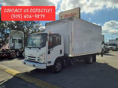 Isuzu NPR HD 16 ft Box Truck - 215HP, 6 Speed Automatic, Roll up Door, Liftgate