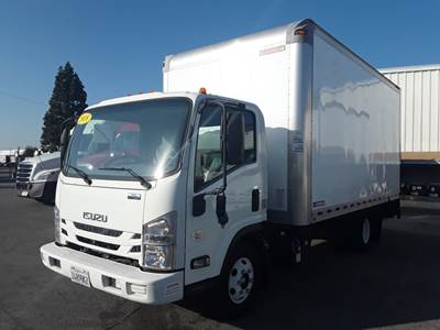 Isuzu NPR HD 16 ft Box Truck - 215HP, 6 Speed Automatic, Roll up Door, Liftgate