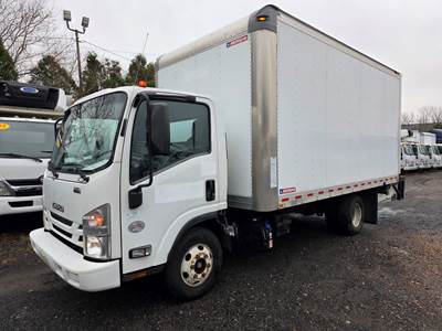 Isuzu NPR HD 16 ft Box Truck - 215HP, 6 Speed Automatic, Roll up Door, Liftgate