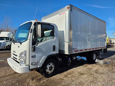 Isuzu NPR HD 16 ft Box Truck - 215HP, 6 Speed Automatic, Roll up Door, Liftgate