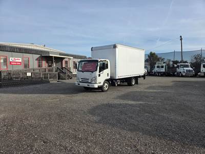 Isuzu NPR HD 16 ft Box Truck - 215HP, 6 Speed Automatic, Roll up Door, Liftgate