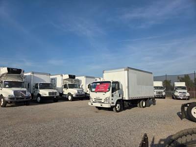 Isuzu NPR HD 16 ft Box Truck - 215HP, 6 Speed Automatic, Roll up Door, Liftgate