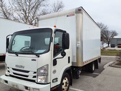 Isuzu NPR HD 16 ft Box Truck - 215HP, 6 Speed Automatic, Roll up Door, Liftgate