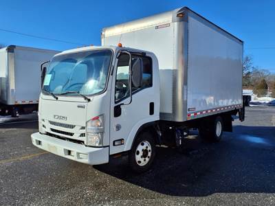 Isuzu NPR HD 14 ft Box Truck - 215HP, 6 Speed Automatic, Roll up Door, Liftgate