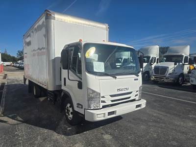 Isuzu NPR HD 16 ft Box Truck - 215HP, 6 Speed Automatic, Roll up Door, Liftgate