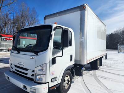 Isuzu NPR HD 16 ft Box Truck - 215HP, 6 Speed Automatic, Roll up Door, Liftgate