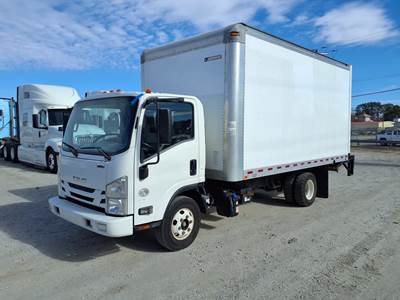 Isuzu NPR HD 16 ft Box Truck - 215HP, 6 Speed Automatic, Roll up Door, Liftgate
