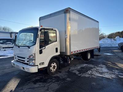 Isuzu NPR HD 16 ft Box Truck - 215HP, 6 Speed Automatic, Roll up Door, Liftgate