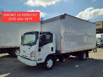 Isuzu NPR HD 16 ft Box Truck - 215HP, 6 Speed Automatic, Roll up Door, Liftgate