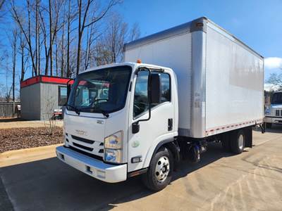 Isuzu NPR HD 16 ft Box Truck - 215HP, 6 Speed Automatic, Roll up Door, Liftgate