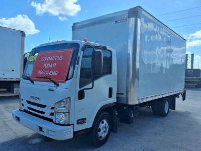 Isuzu NPR HD 16 ft Box Truck - 215HP, 6 Speed Automatic, Roll up Door, Liftgate
