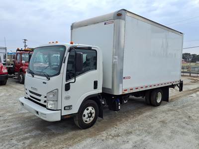 Isuzu NPR HD 16 ft Box Truck - 215HP, 6 Speed Automatic, Roll up Door, Liftgate