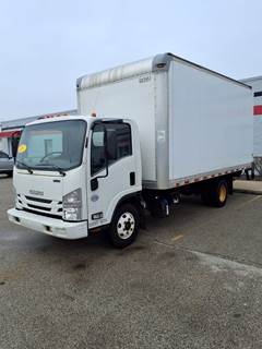 Isuzu NPR HD 16 ft Box Truck - 215HP, 6 Speed Automatic, Roll up Door, Liftgate