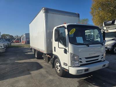 Isuzu NPR HD 16 ft Box Truck - 215HP, 6 Speed Automatic, Roll up Door, Liftgate