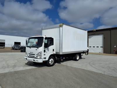 Isuzu NPR HD 16 ft Box Truck - 215HP, 6 Speed Automatic, Roll up Door, Liftgate