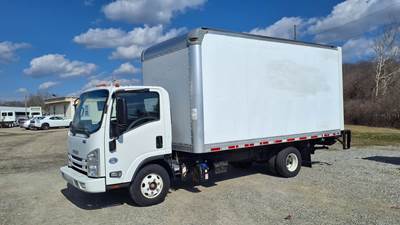 Isuzu NPR HD 16 ft Box Truck - 215HP, 5 Speed Automatic, Roll up Door, Liftgate