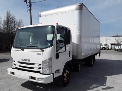 Isuzu NPR HD 16 ft Box Truck - 215HP, 6 Speed Automatic, Roll up Door, Liftgate