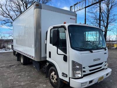 Isuzu NPR HD 16 ft Box Truck - 215HP, 6 Speed Automatic, Roll up Door, Liftgate