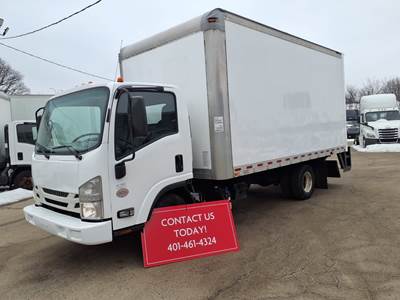 Isuzu NPR HD 16 ft Box Truck - 215HP, 6 Speed Automatic, Roll up Door, Liftgate