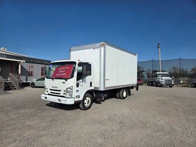 Isuzu NPR HD 16 ft Box Truck - 215HP, 6 Speed Automatic, Roll up Door, Liftgate