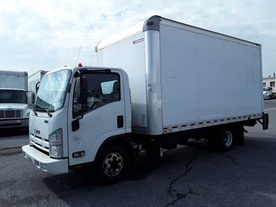 Isuzu NPR HD 16 ft Box Truck - 215HP, 6 Speed Automatic, Roll up Door, Liftgate