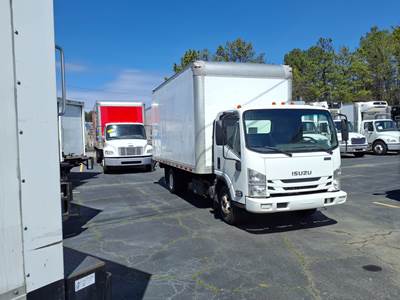 Isuzu NPR HD 16 ft Box Truck - 215HP, 6 Speed Automatic, Roll up Door, Liftgate
