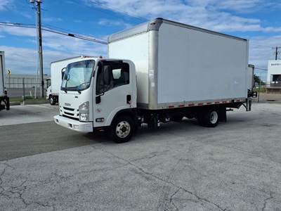 Isuzu NPR HD 16 ft Box Truck - 215HP, 6 Speed Automatic, Roll up Door, Liftgate