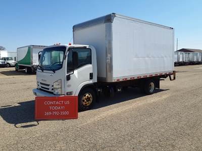 Isuzu NPR HD 16 ft Box Truck - 215HP, 6 Speed Automatic, Roll up Door, Liftgate