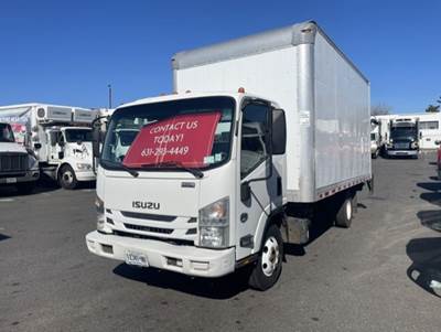 Isuzu NPR HD 16 ft Box Truck - 215HP, 6 Speed Automatic, Roll up Door, Liftgate