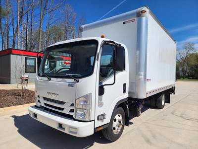 Isuzu NPR HD 16 ft Box Truck - 215HP, 6 Speed Automatic, Roll up Door, Liftgate