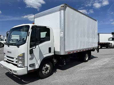 Isuzu NPR HD 16 ft Box Truck - 215HP, 6 Speed Automatic, Roll up Door, Liftgate