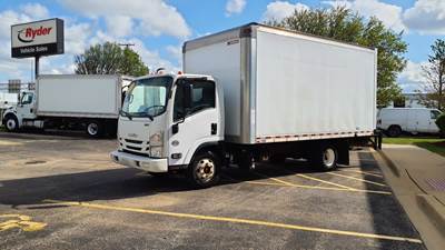 Isuzu NPR HD 16 ft Box Truck - 215HP, 6 Speed Automatic, Roll up Door, Liftgate