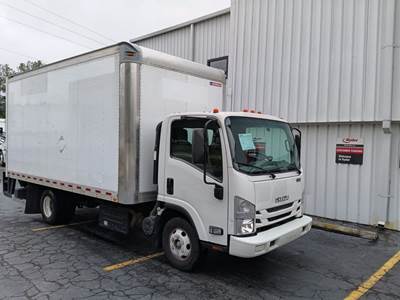 Isuzu NPR HD 16 ft Box Truck - 215HP, 6 Speed Automatic, Roll up Door, Liftgate