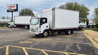 Isuzu NPR HD 16 ft Box Truck - 215HP, 6 Speed Automatic, Roll up Door, Liftgate