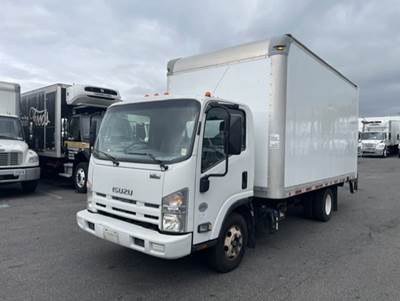 Isuzu NPR HD 16 ft Box Truck - 215HP, 6 Speed Automatic, Roll up Door, Liftgate