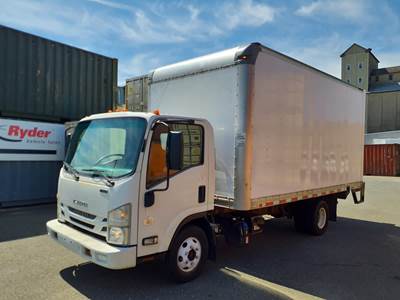 Isuzu NPR HD 16 ft Box Truck - 215HP, 6 Speed Automatic, Roll up Door, Liftgate