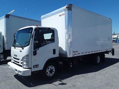 Isuzu NPR HD 16 ft Box Truck - 215HP, 6 Speed Automatic, Roll up Door, Liftgate