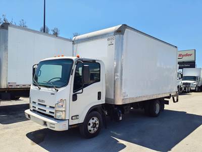 Isuzu NPR HD 16 ft Box Truck - 215HP, 6 Speed Automatic, Roll up Door, Liftgate