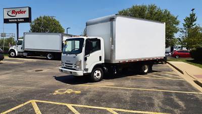 Isuzu NPR HD 16 ft Box Truck - 215HP, 6 Speed Automatic, Roll up Door, Liftgate