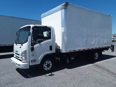 Isuzu NPR HD 16 ft Box Truck - 215HP, 6 Speed Automatic, Roll up Door, Liftgate