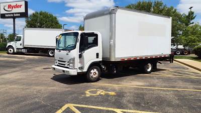 Isuzu NPR HD 16 ft Box Truck - 215HP, 6 Speed Automatic, Roll up Door, Liftgate