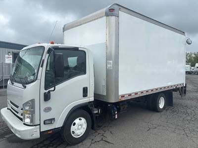 Isuzu NPR HD 16 ft Box Truck - 215HP, 6 Speed Automatic, Roll up Door, Liftgate