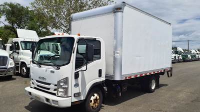 Isuzu NPR HD 16 ft Box Truck - 215HP, 6 Speed Automatic, Roll up Door, Liftgate
